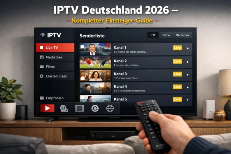 IPTV Deutschland 2026 – Kompletter Einsteiger-Guide für Internet-Fernsehen in Deutschland